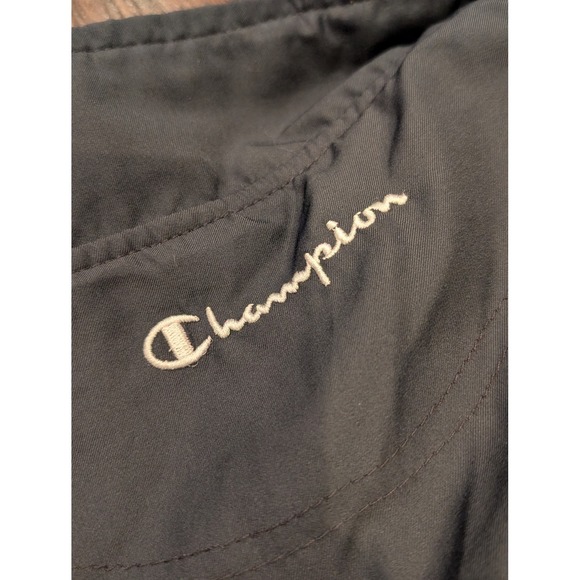 Champion Jacket Mens XL Black Red Gray Double Dry Windbreaker Track Athletic Zip - Picture 5 of 7